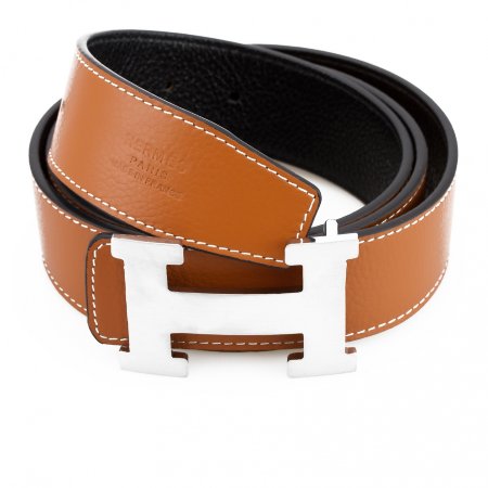 Hermes H Belt Buckle Brown Ремень