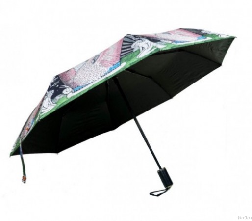 Hermes Flamingo Складной зонт