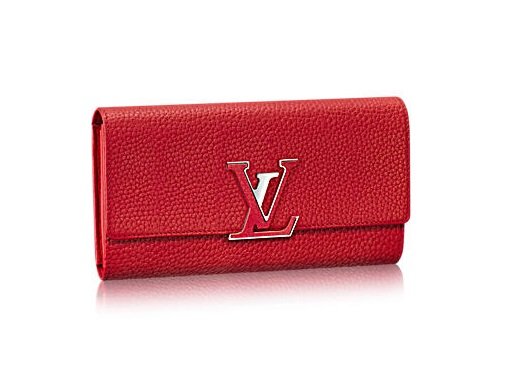 Louis Vuitton Capucines Scarlet Кошелек