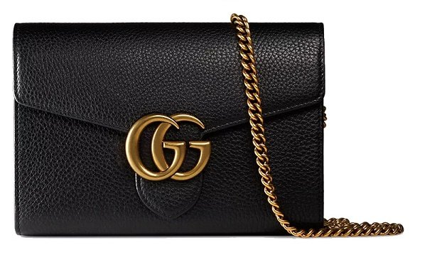gucci gg marmont wallet on chain