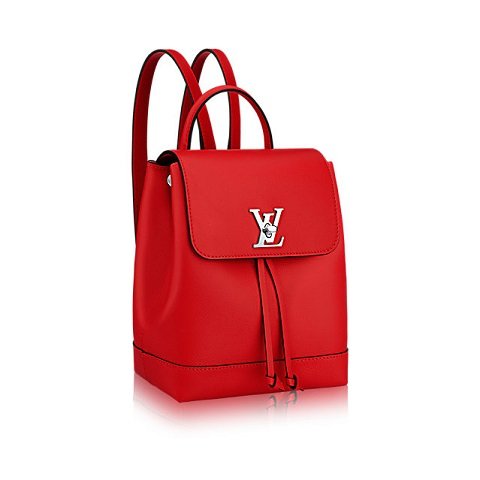 louis vuitton lockme backpack red