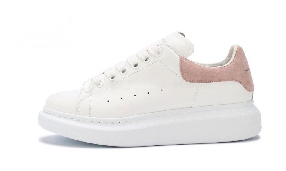 alexander mcqueen white pink