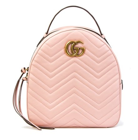 Gucci GG Marmont Pink Рюкзак