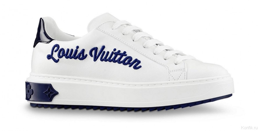 Louis Vuitton Time Out White/Blue Кроссовки
